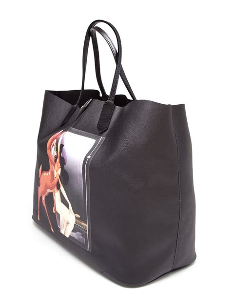 black bambi handbag givenchy|Bambi printed large Antigona Shopping bag .